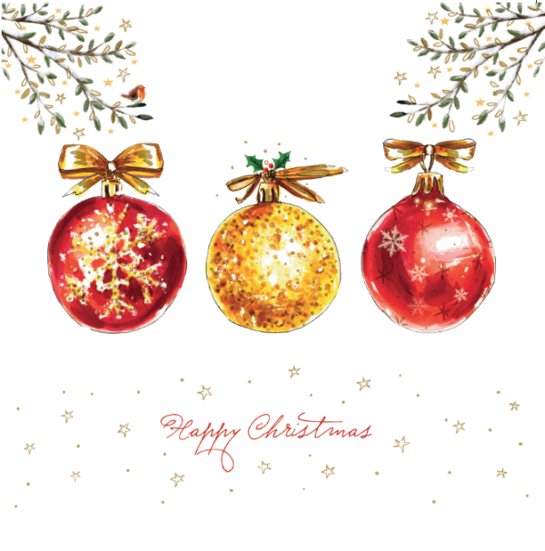 Bright Golden Baubles