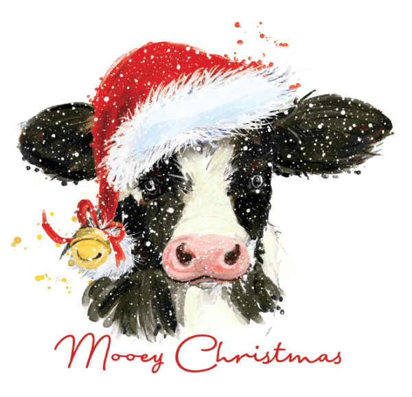 Christmas Cow Bell