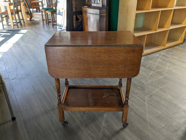 1930s Drop leaf tea trolley