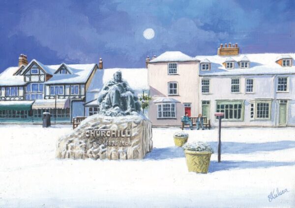 Westerham Green in Winter