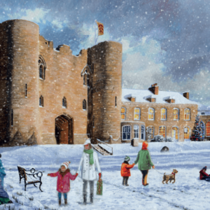 Tonbridge Castle in Winter