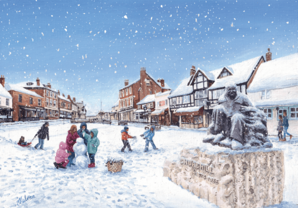 Westerham Green in Winter