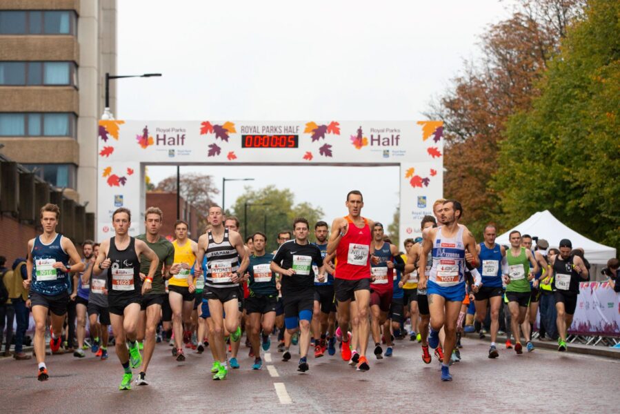 Royal Parks Half Marathon Start Line