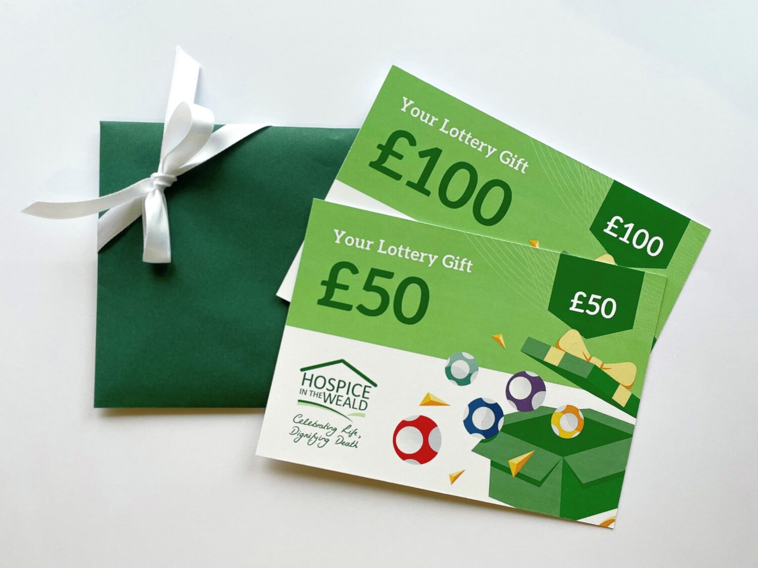 £50 and £100 Lottery Gift Voucher Photo