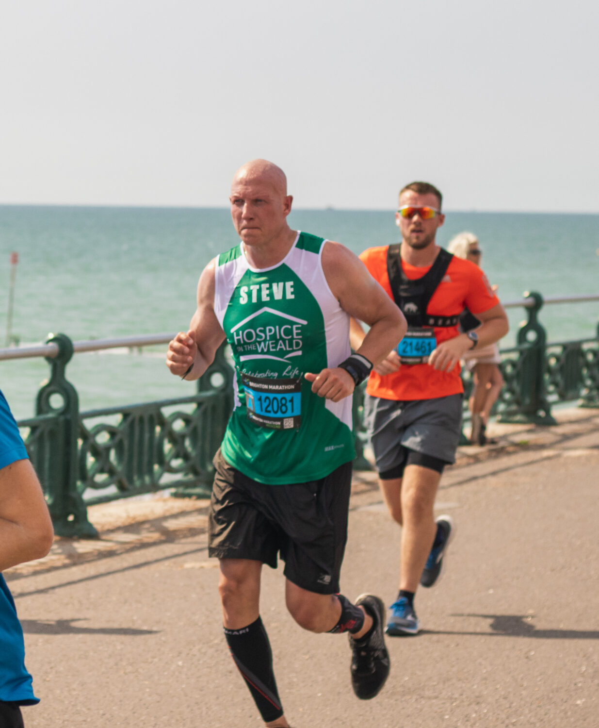 Steve running the Brighton Marathon