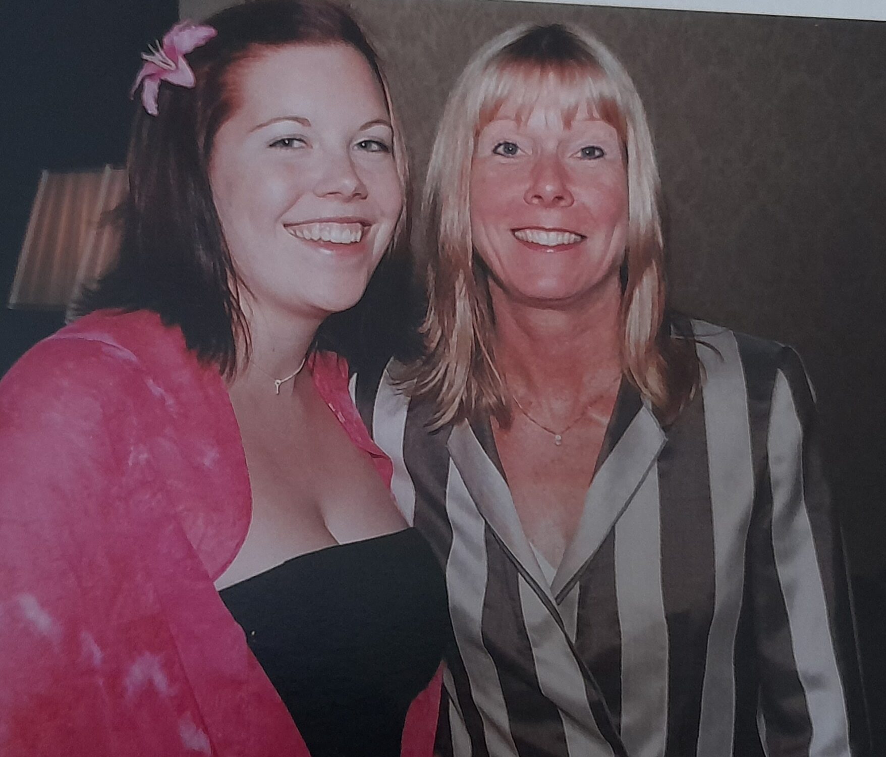 Mum and Angie in 2001