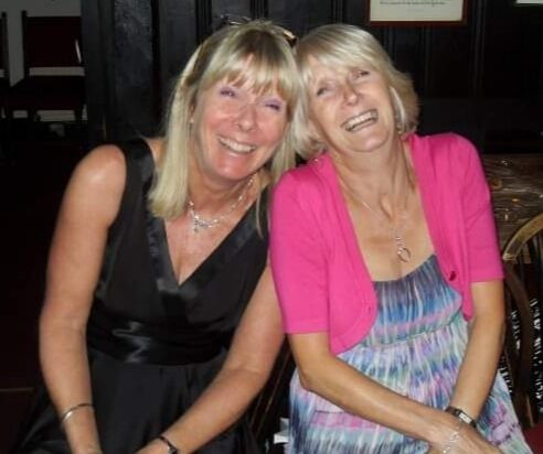 Angie's Mum and her friend Lynne