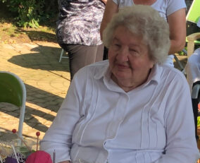 Marion's mum Jean at her 85th birthday party