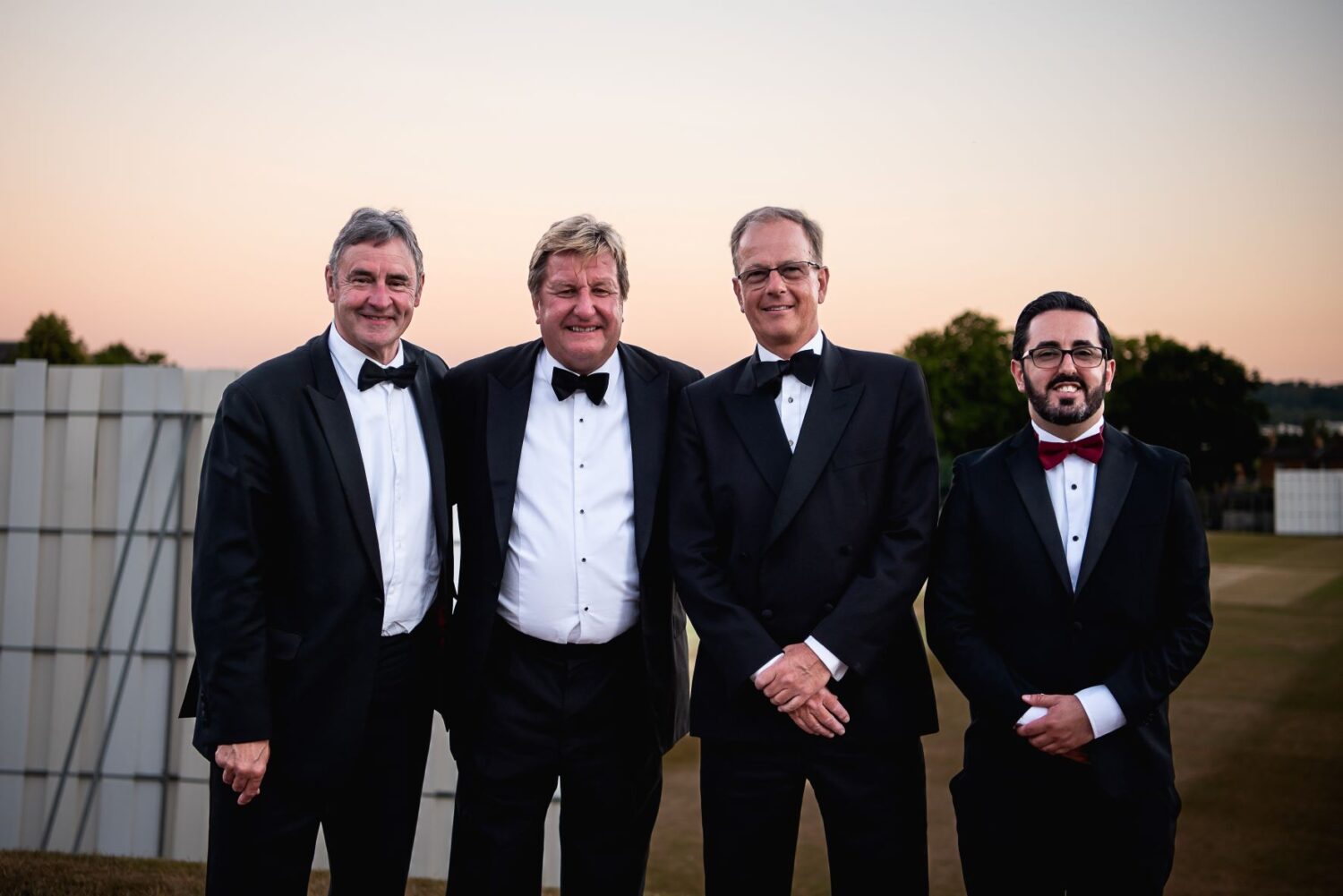 Chris Cowdrey, Simon Lee (President), Gary Withers (Chair) and Nick Farthing (CEO) at Gala Dinner